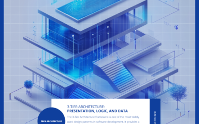 3-tier architecture: presentation, logic, and data